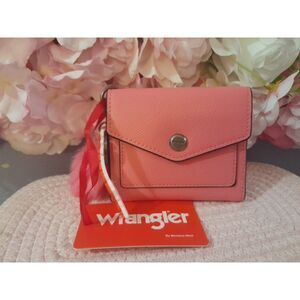 Wrangler Small Wallets Compact Trifold Cute Wallet with Zipper Coin Pocket